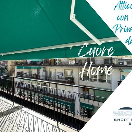 Wh - Cuore Home - Attico Monolocale Con Parcheggio Gratuito - 5 Minuti Dal Centro - Wifi San Remo Buitenkant foto